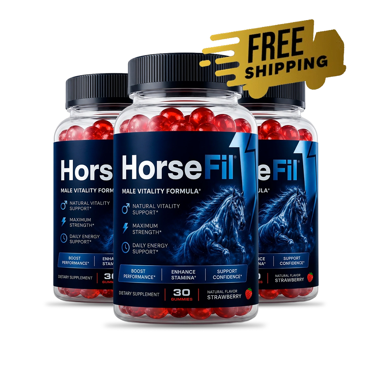 HorseFil  ™ Male Vitality, Energy and Daily Wellness Support Formula